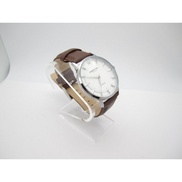 Men Kenneth Cole New York Diamond Quartz WR Analog 45mm Dial Round Watch (F246) - Picture 4 of 12